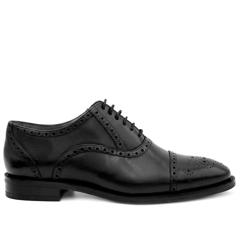 Maynard Wide Fit Leather Oxford Brogues - MAYNARDWIDE / 329 989