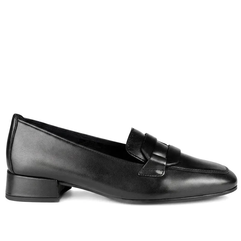 Gabor Smart All Leather Moccasins - GAB44515 / 330 020 - Black Leather
