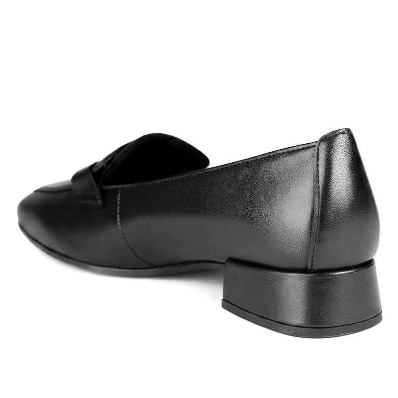 Gabor Smart All Leather Moccasins - GAB44515 / 330 020 - Black Leather