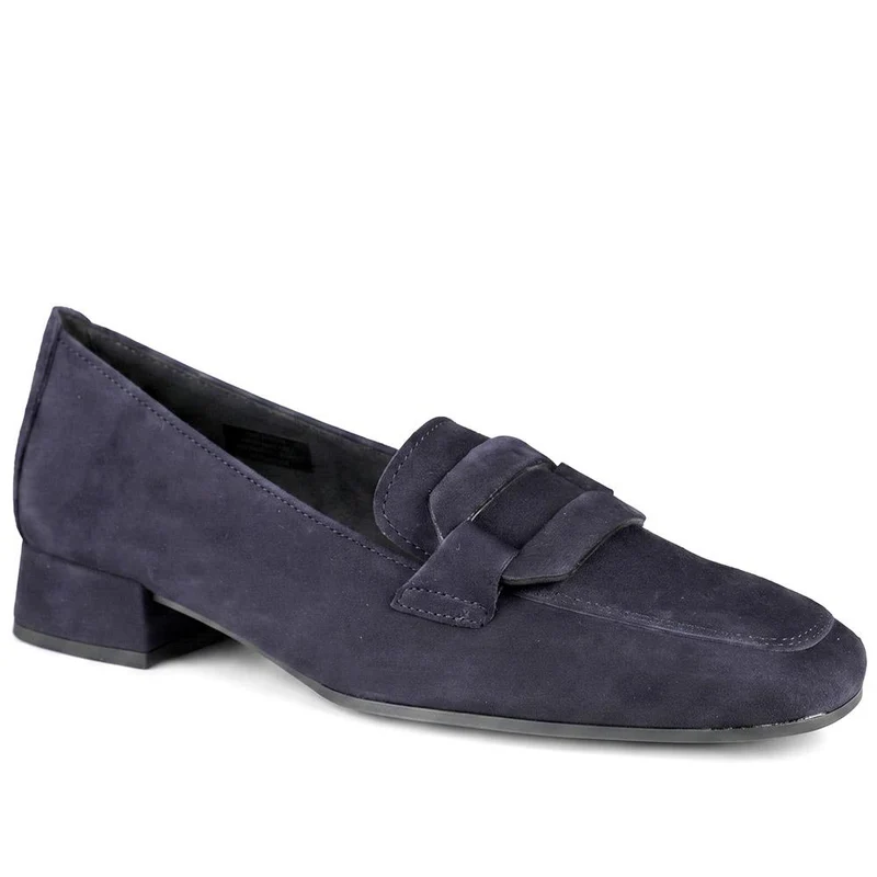 Gabor Smart All Leather Moccasins - GAB44515 / 330 020 - Navy Suede