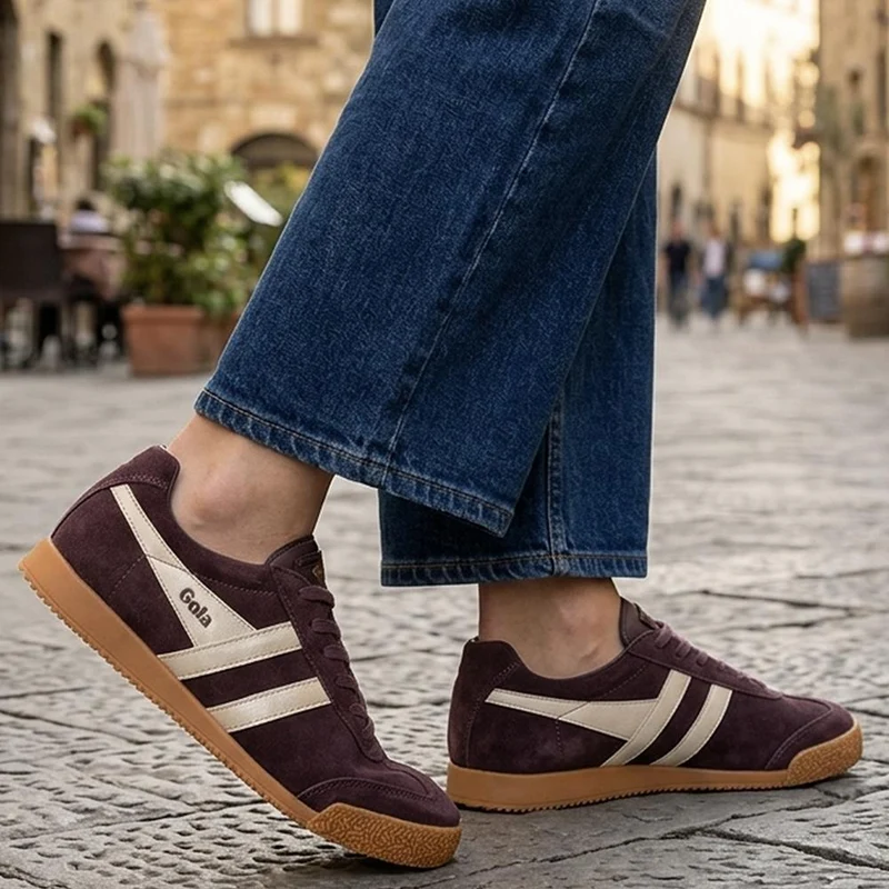 Gola Classics Harrier Mirror Trainers - JAC44501 / 329 626 - Burgundy