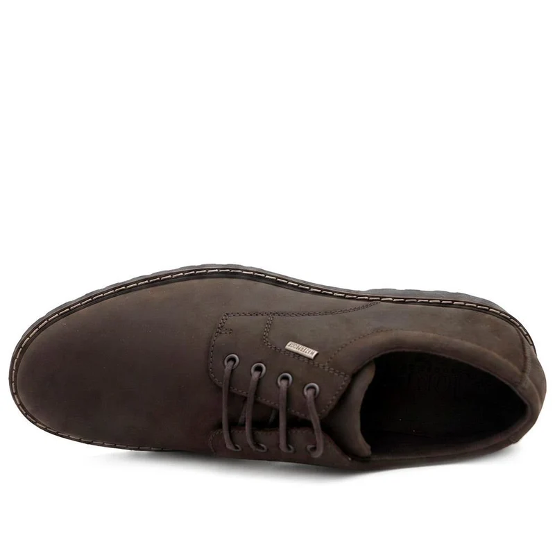 Halewood Waterproof Leather Derby Shoes - HALEWOOD / 330 089 - Dark Brown Nubuck