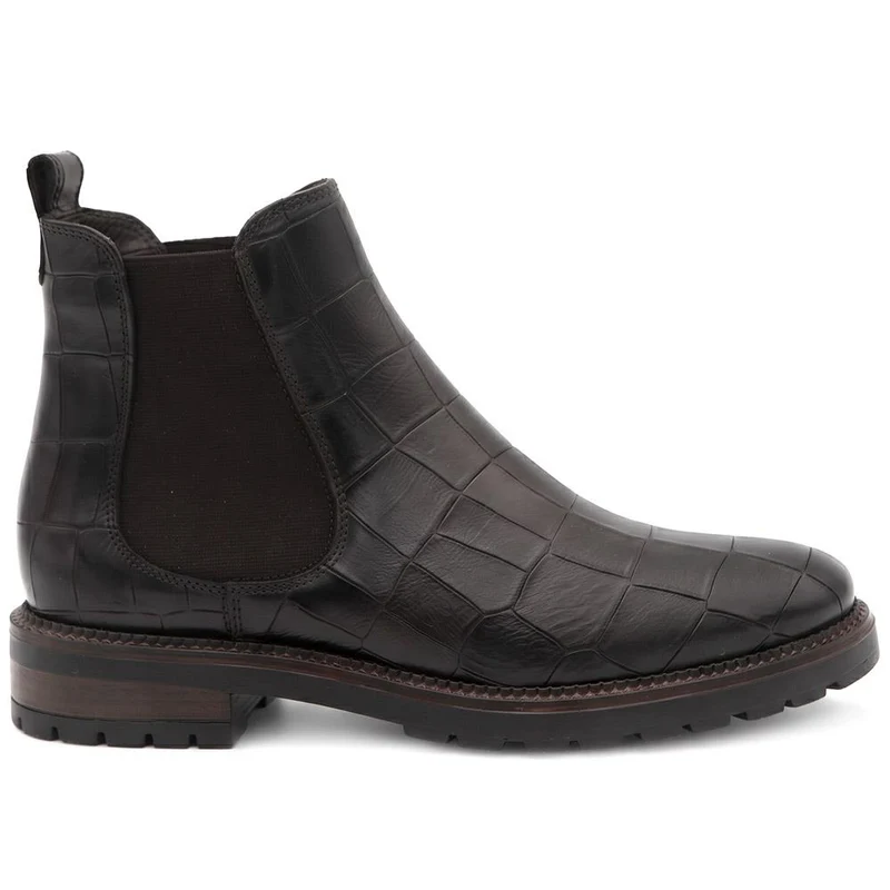 Narnia Leather Chelsea Boots - NARNIA / 329 785 - Brown Croc