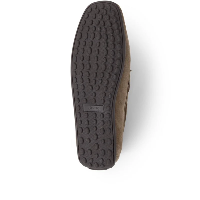 Plymouth Leather Moccasins - PLYMOUTH / 325 094 - Olive Suede