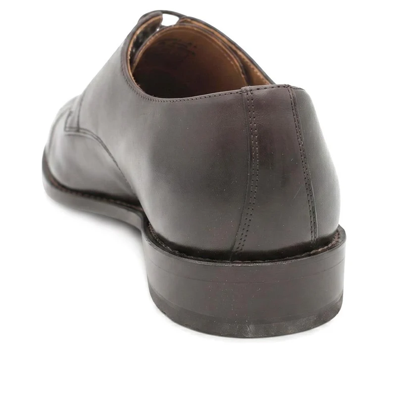 Bennett Goodyear Welted Leather Derby Shoes - BENNETT / 325 310 - Dark Brown