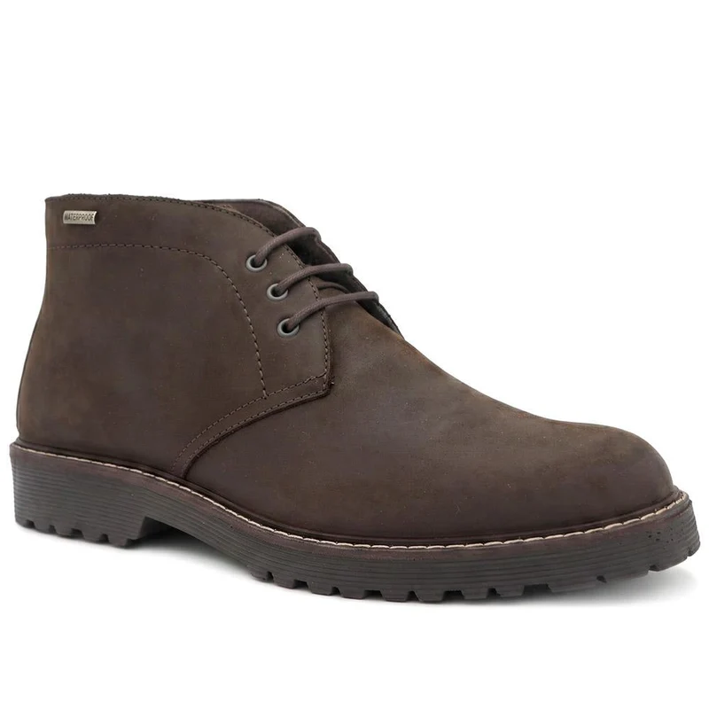 Hartland Waterproof Leather Boots - HARTLAND / 330 090 - Dark Brown
