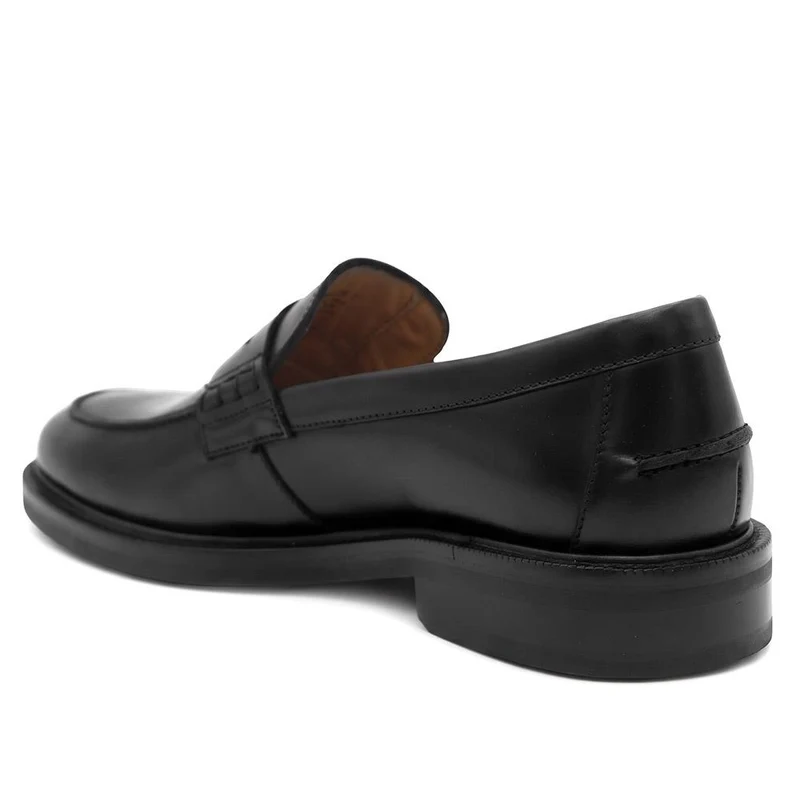 Raynor Smart Leather Penny Loafers - RAYNOR / 329 983 - Black