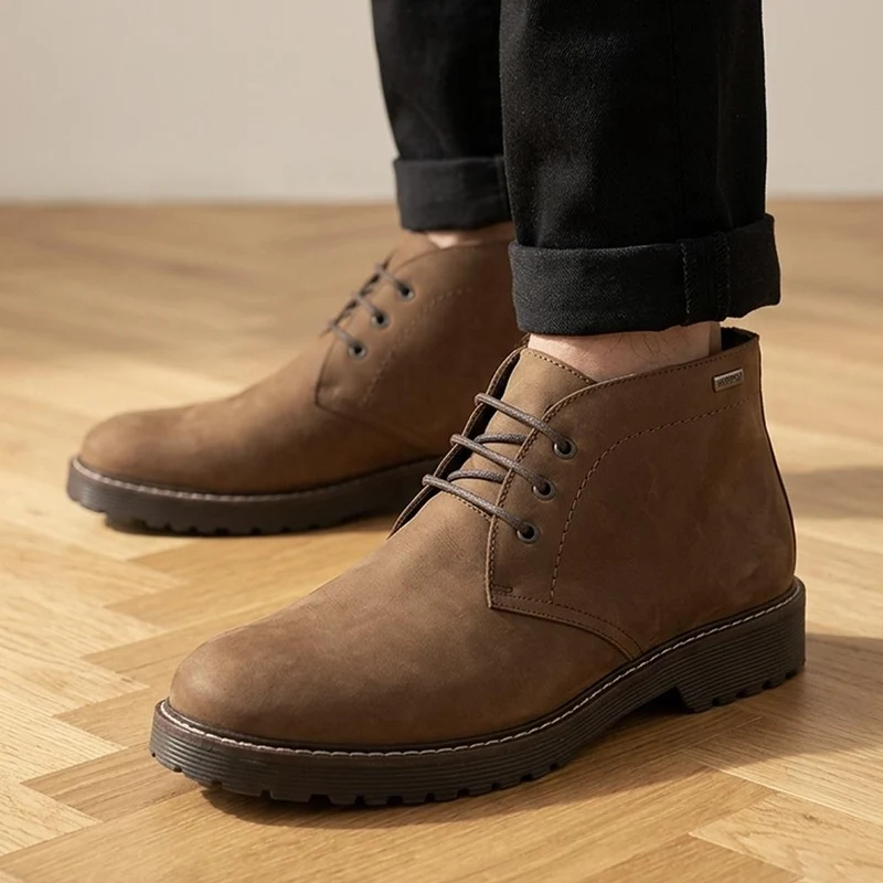 Hartland Waterproof Leather Boots - HARTLAND / 330 090 - Light Brown