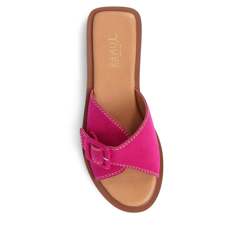 Georgette Leather Mules - GEORGETTE / 325 305 - Pink