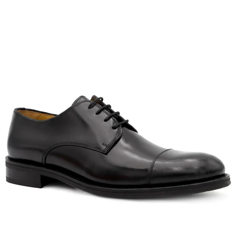 Cadogan Smart Leather Derby Shoes - CADOGAN / 330 296 - Black