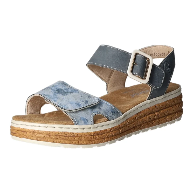Rieker Keil Sandalette ab 30mm Sohlenhöhe