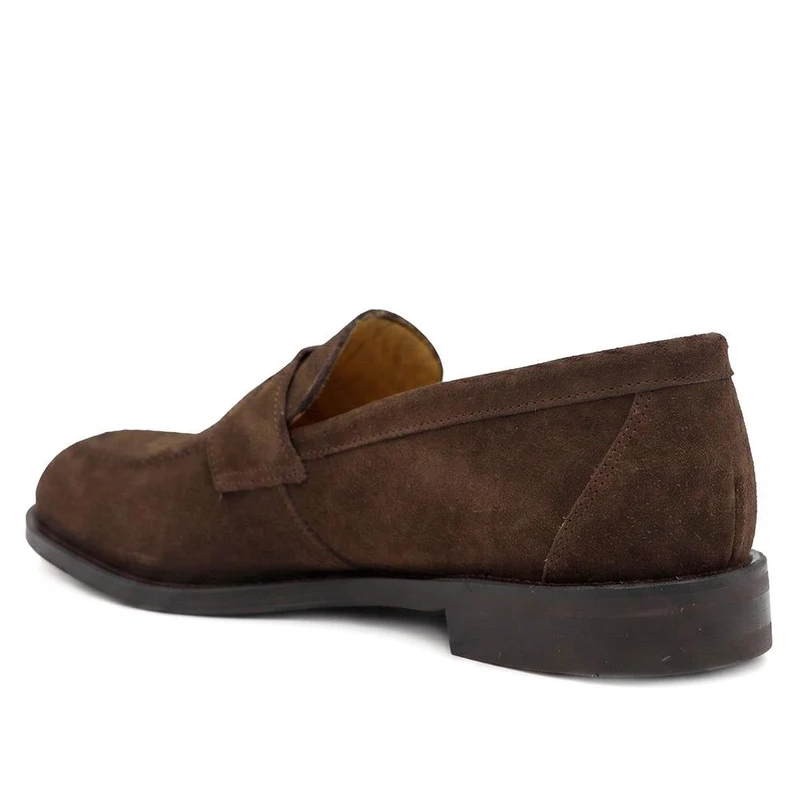 Colt Leather Penny Loafers - COLT / 330 297 - Brown Suede