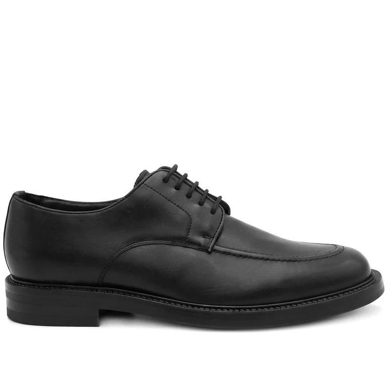 Marsden Premium Leather Derby Shoes - MARSDEN / 330 087 - Black