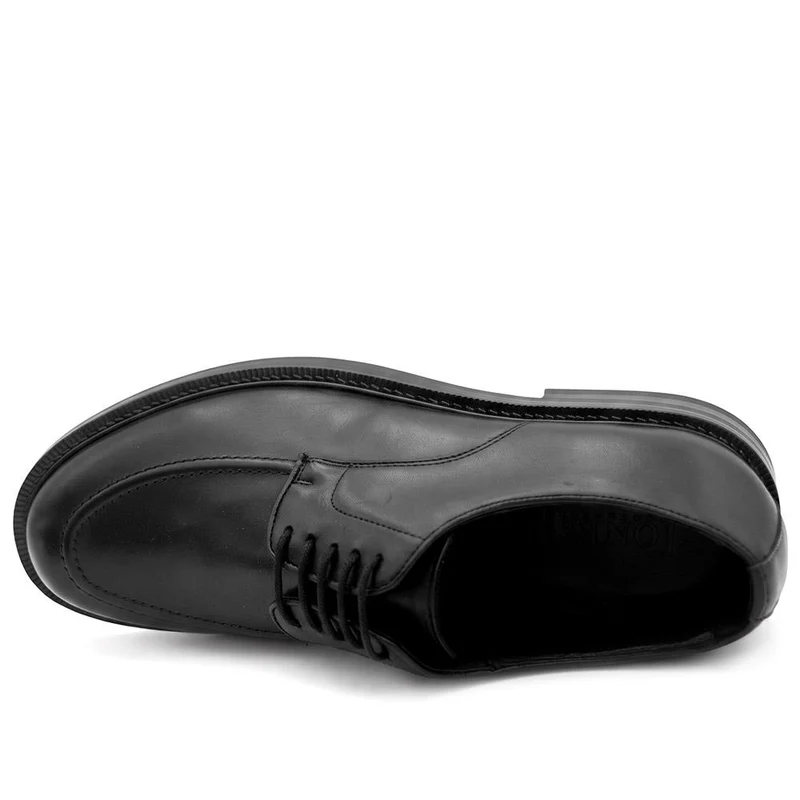 Marsden Premium Leather Derby Shoes - MARSDEN / 330 087 - Black