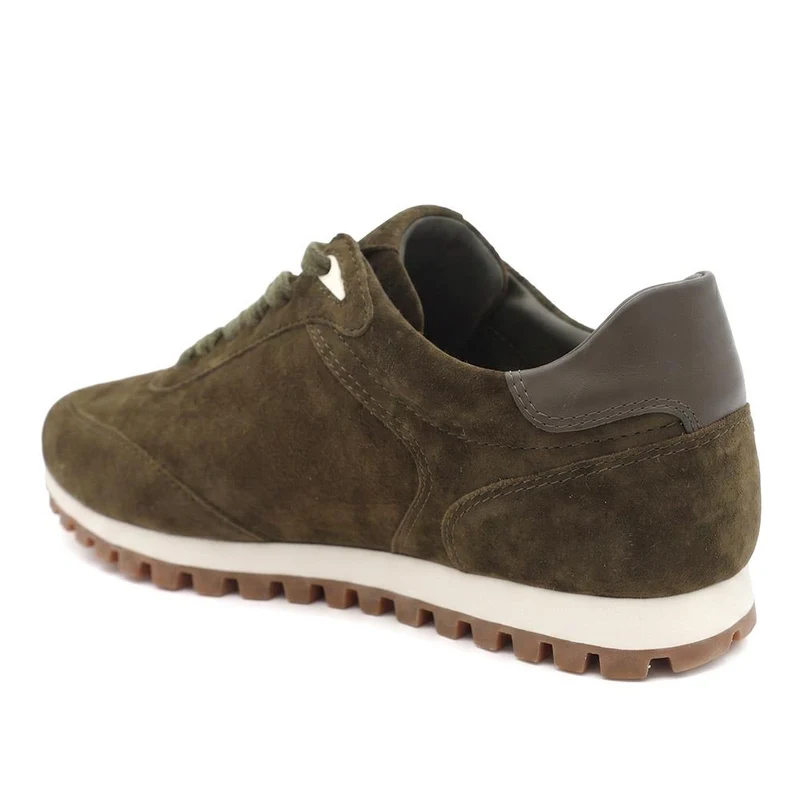 Ashwin Leather Trainers - ASHWIN / 330 077 - Khaki