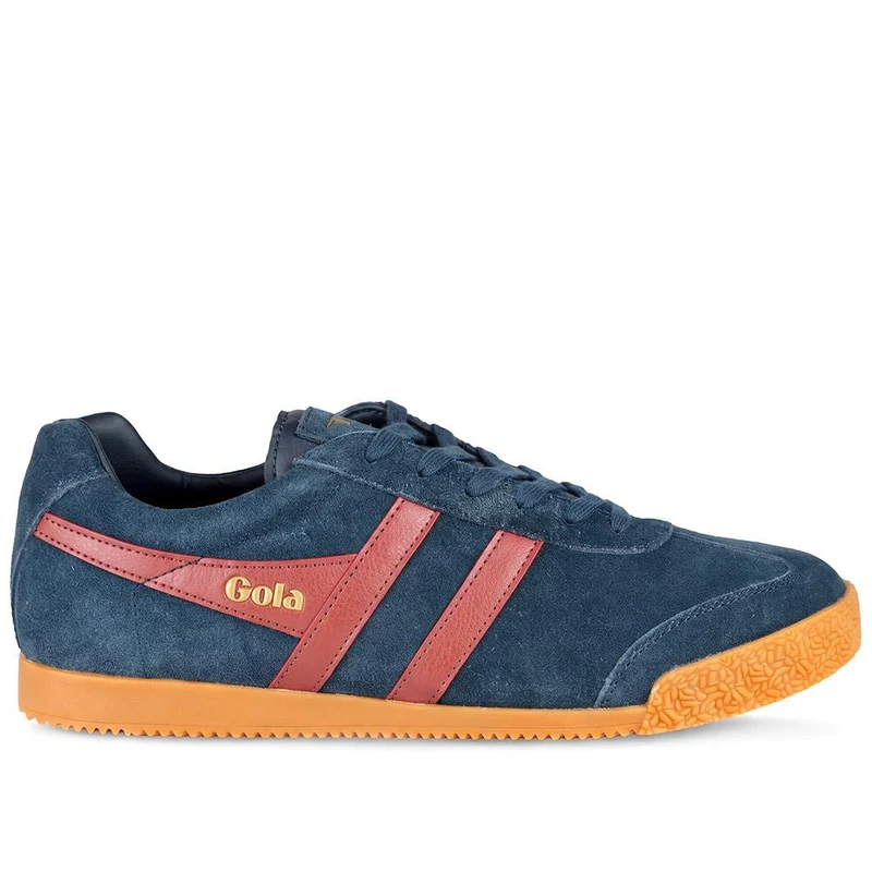 Gola Classics Men's Harrier Suede Trainers - JAC43509 / 328 801 - Navy-Red