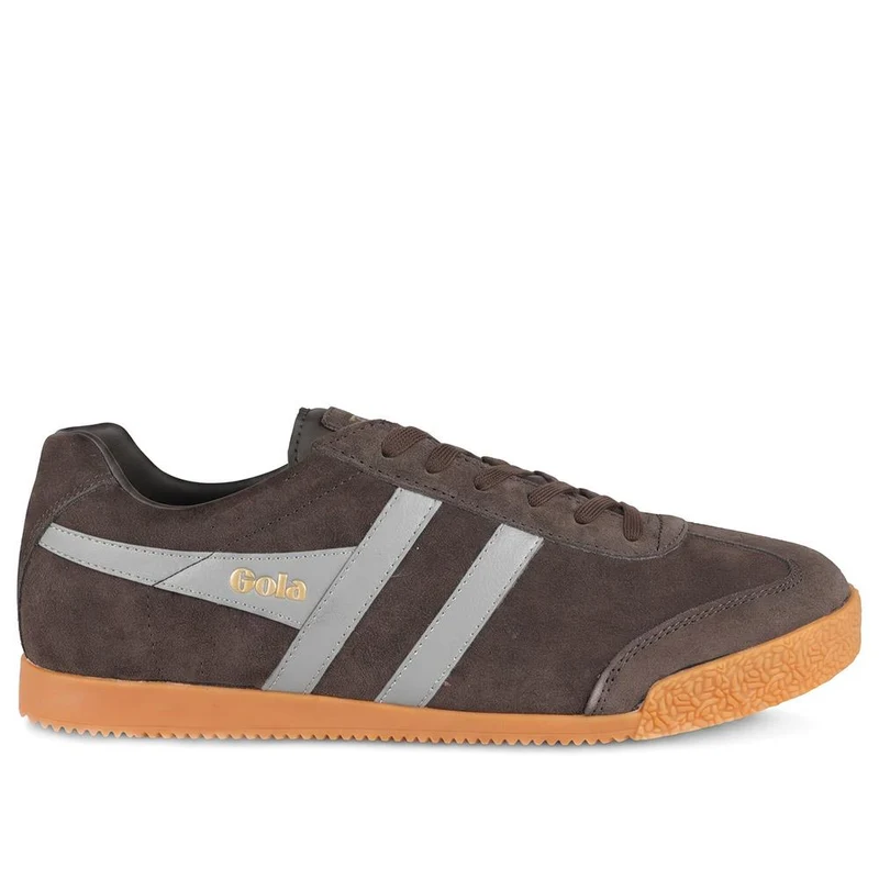 Gola Classics Men's Harrier Suede Trainers - JAC43509 / 328 801 - Brown-Grey