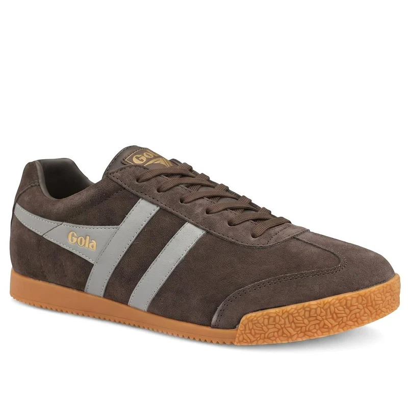 Gola Classics Men's Harrier Suede Trainers - JAC43509 / 328 801 - Brown-Grey