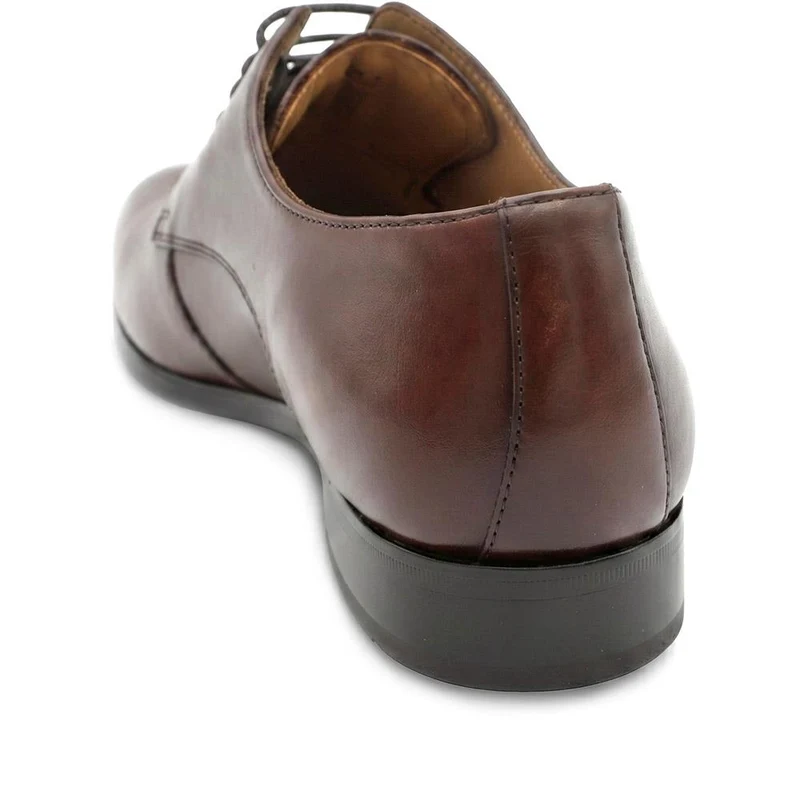 Melvin Leather Oxford Shoes - MELVIN / 325 747 - Chestnut