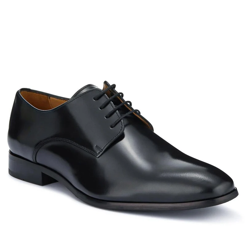Melvin Leather Oxford Shoes - MELVIN / 325 747 - Black