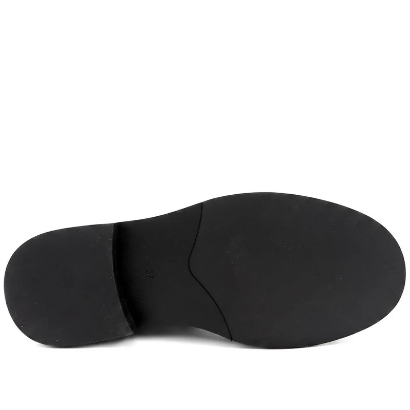 Lissa Leather Ankle Boots - LISSA / 330 088 - Black Leather