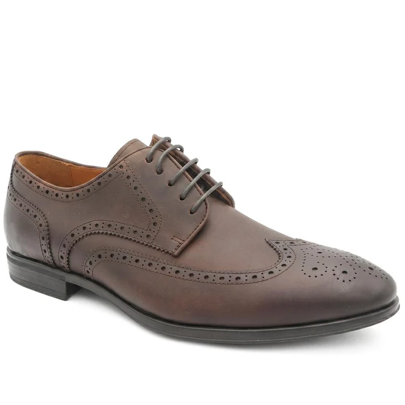 Middlesex Brogue Shoes - MIDDLESEX / 324 992 - Brown Nubuck