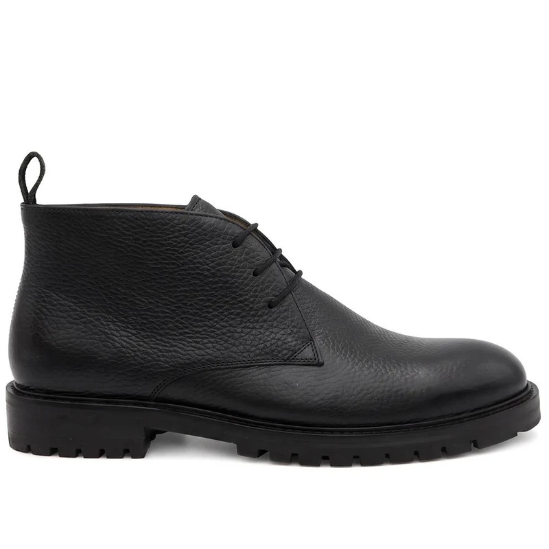 Galvano Leather Cushioned Chukka Boots - GALVANO / 329 982