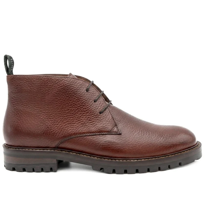 Galvano Leather Cushioned Chukka Boots - GALVANO / 329 982