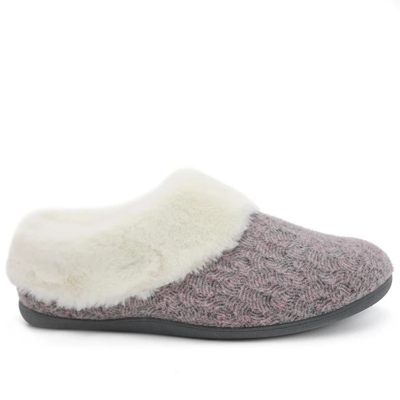 Feria Cushioned Full Slippers - FERIA / 330 048 - Grey