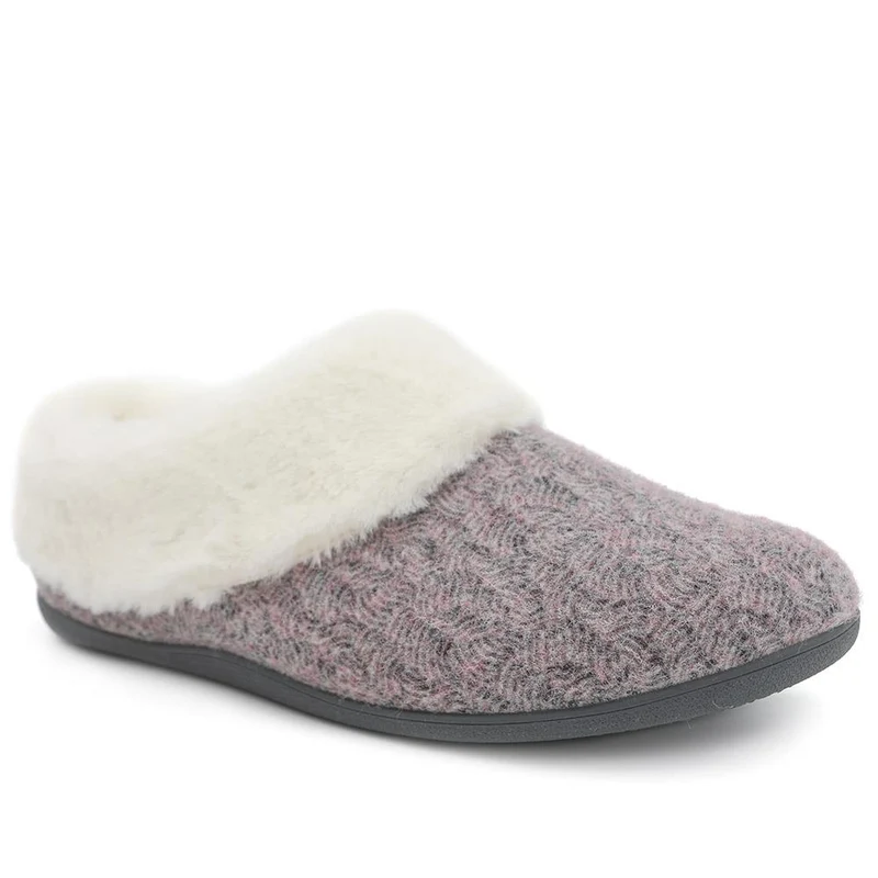 Feria Cushioned Full Slippers - FERIA / 330 048 - Grey