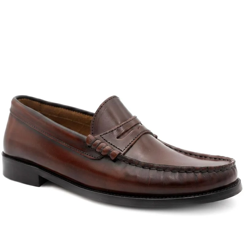 Perna Smart Leather Moccasins - PERNA / 327 304 - Brown