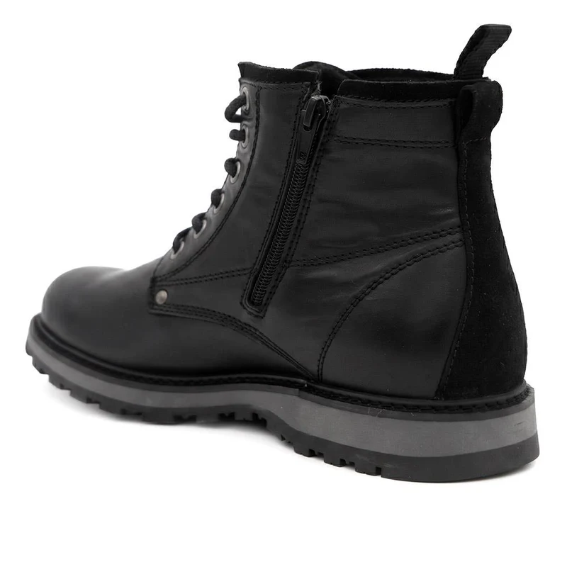 Ealing Leather Ankle Boots - EALING / 321 007 - Black-Black