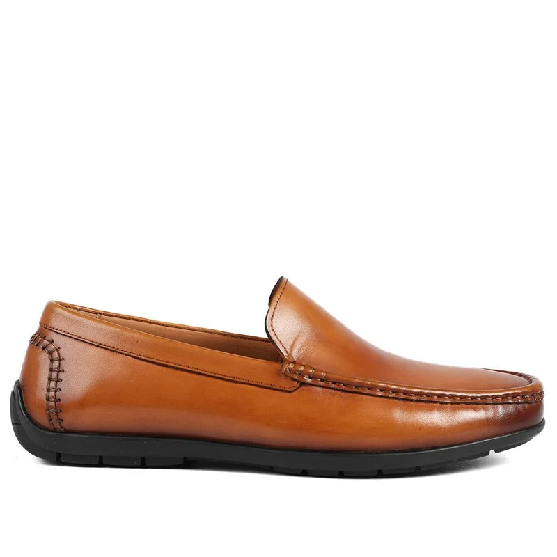 Rawston Wide Fit Smart Leather Slip-On Shoes - RAWSTON / 327 069