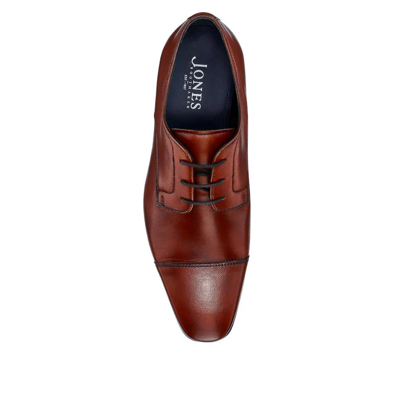 Milligan Smart Leather Lace-Up Shoes - MILLIGAN / 326 804 - Chestnut