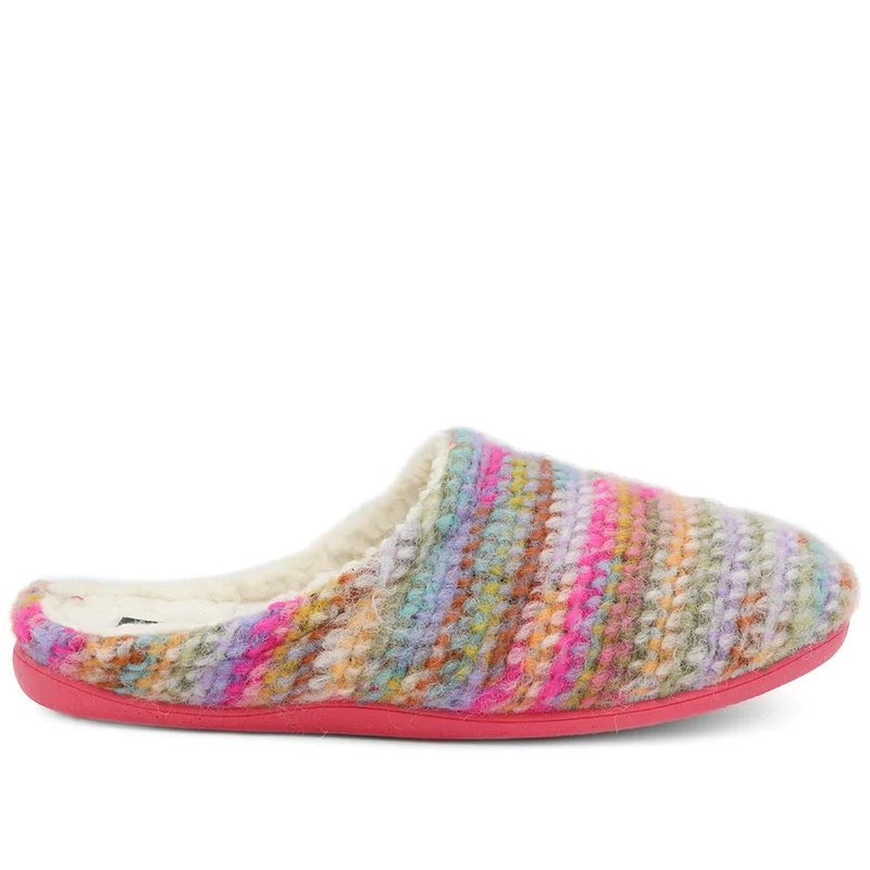 Frisbee Mule Slippers - FRISBEE / 330 047 - Pink Multi