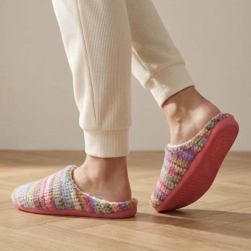Frisbee Mule Slippers - FRISBEE / 330 047 - Pink Multi