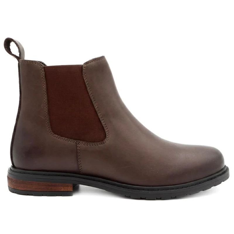 Mayah Leather Chelsea Boots - MAYAH / 327 817 - Chocolate Leather