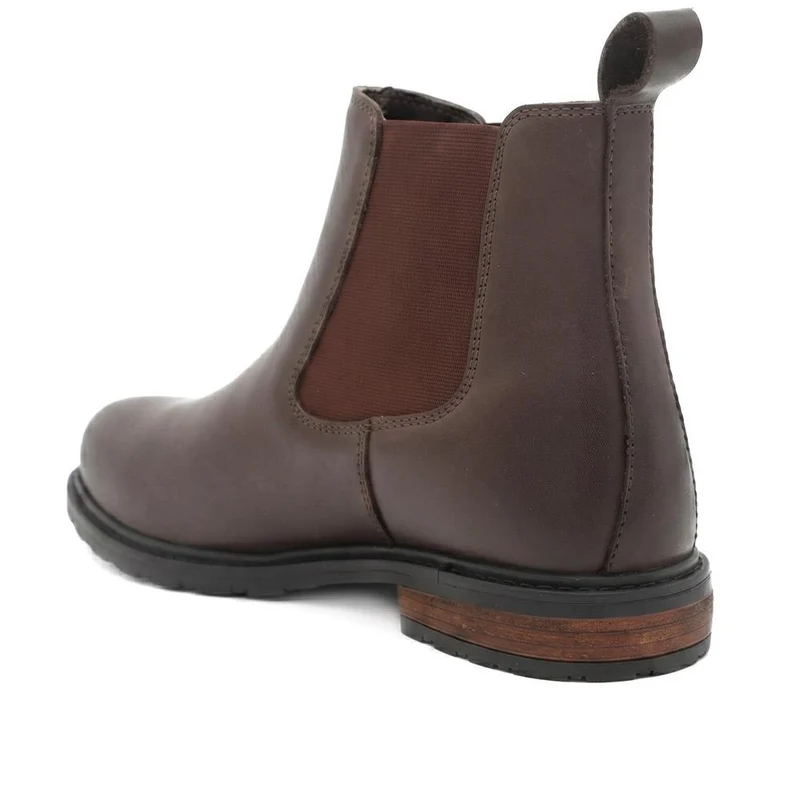 Mayah Leather Chelsea Boots - MAYAH / 327 817 - Chocolate Leather