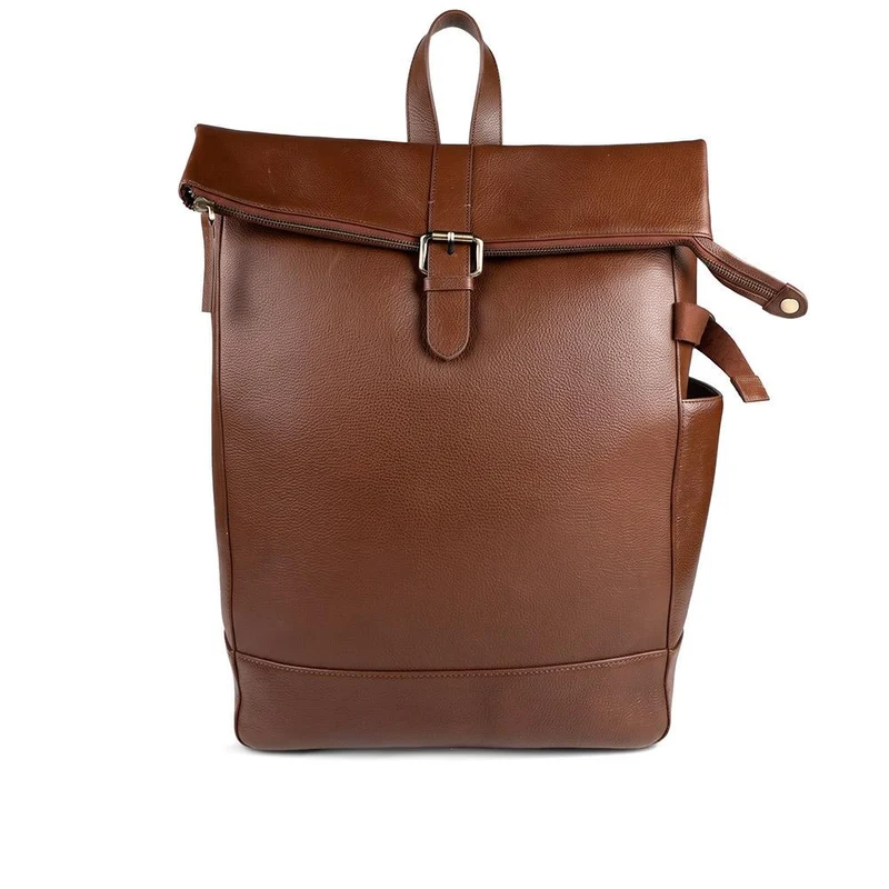 Uphall Leather Backpack - UPHALL / 328 520 - Tan Grain