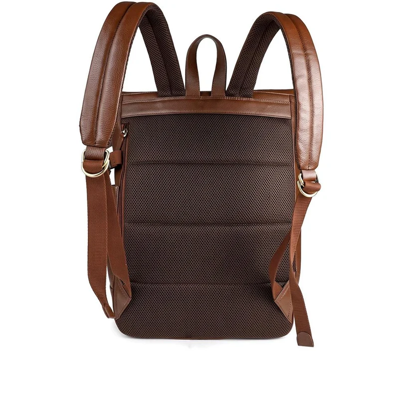 Uphall Leather Backpack - UPHALL / 328 520 - Tan Grain