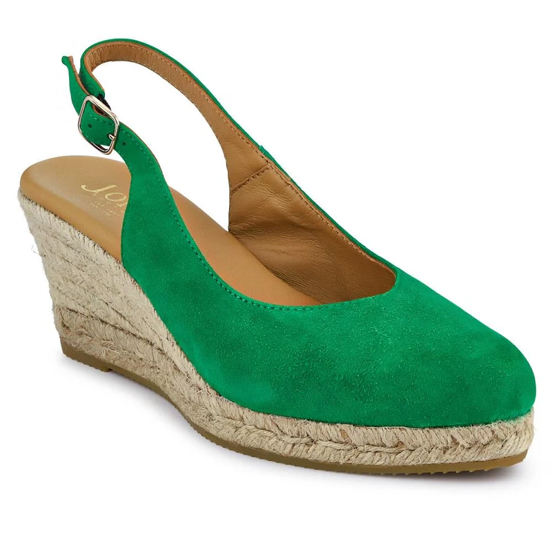 Cedrica Heeled Sandals - CEDRICA / 327 166 - Green Suede