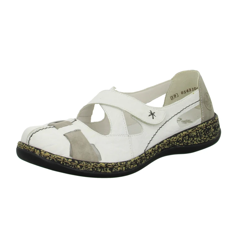 Rieker Slipper/Kletthalbschuh luftdurchlässig (durchbrochenes/geflochtenes Obermaterial)