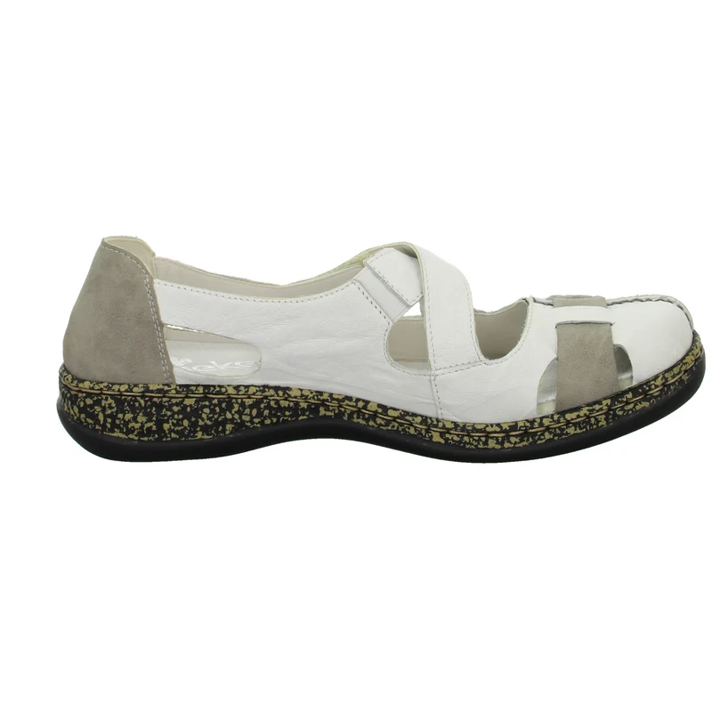 Rieker Slipper/Kletthalbschuh luftdurchlässig (durchbrochenes/geflochtenes Obermaterial)