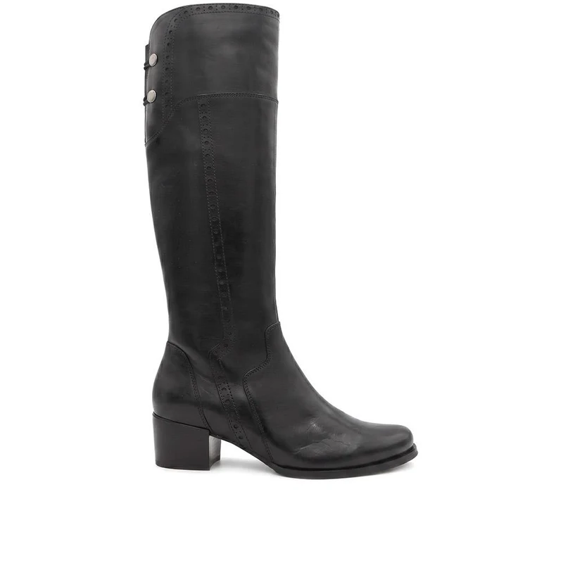 Rachel1 Extra Small Calf Fit Leather Long Boots - RACHEL1XS / 329 793