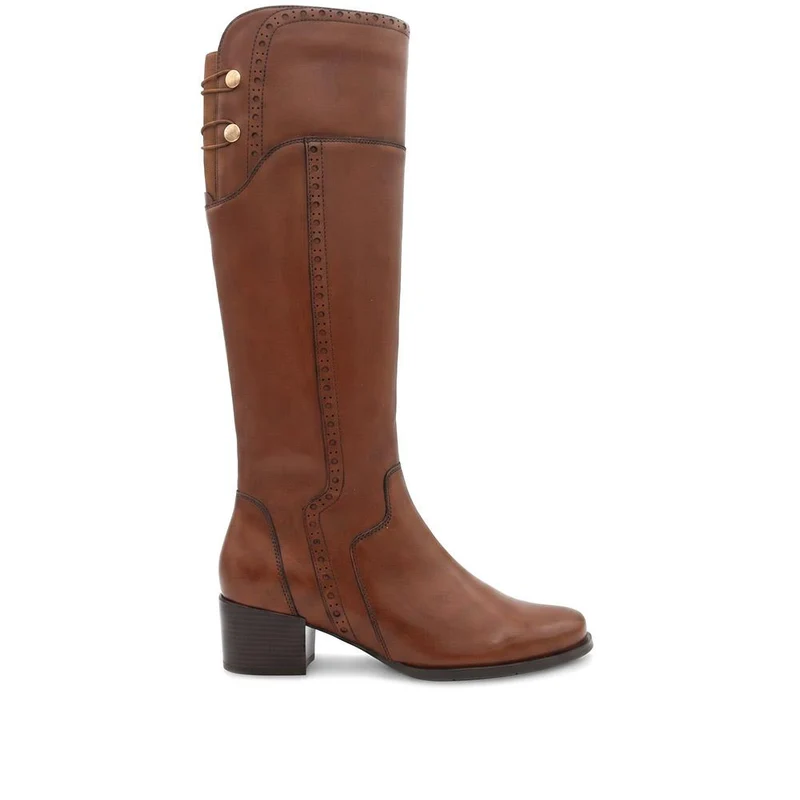 Rachel1 Extra Small Calf Fit Leather Long Boots - RACHEL1XS / 329 793