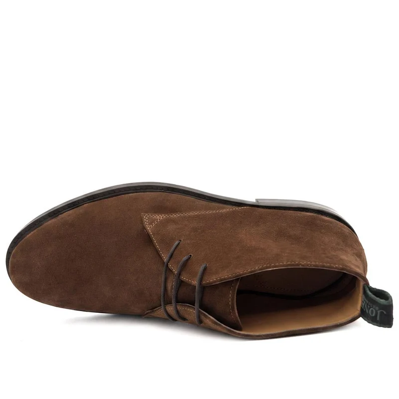 Deacon Wide Fit Suede Leather Chukka Boots - DEACONWIDE / 329 944 - Brown Suede
