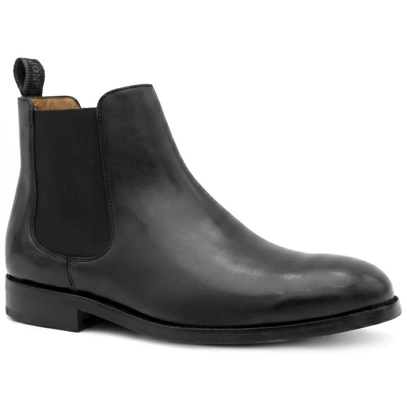 DeakinWide Leather Chelsea Boots - DEAKINWIDE / 329 948 - Black