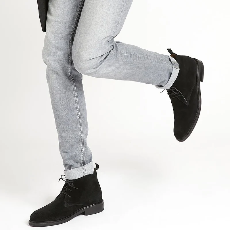 Deacon Suede Chukka Boots - DEACON / 319 224 - Black Suede