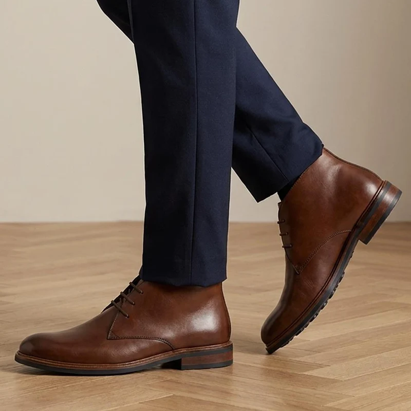 Deacon Suede Chukka Boots - DEACON / 319 224 - Chestnut