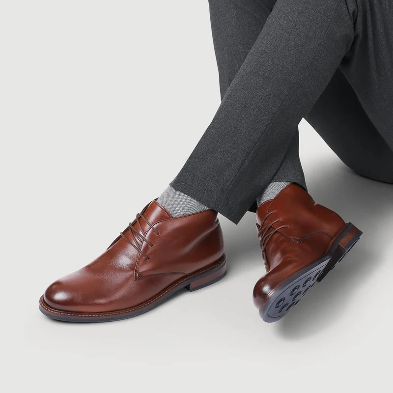 Deacon Suede Chukka Boots - DEACON / 319 224 - Chestnut